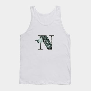 Flower Alphabet N Tank Top